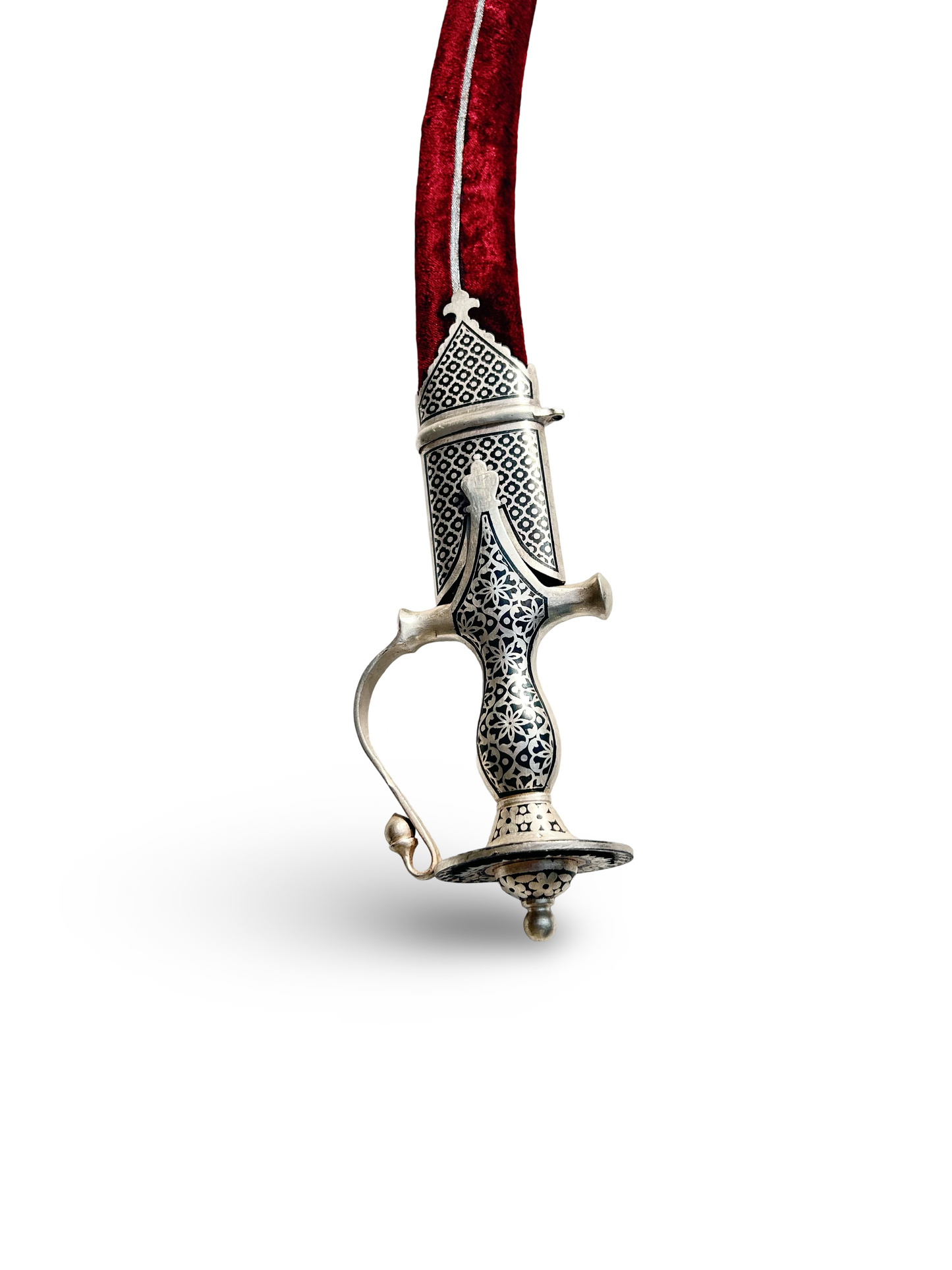 Silver Leaf Work Tegh (High Carbon Blade)