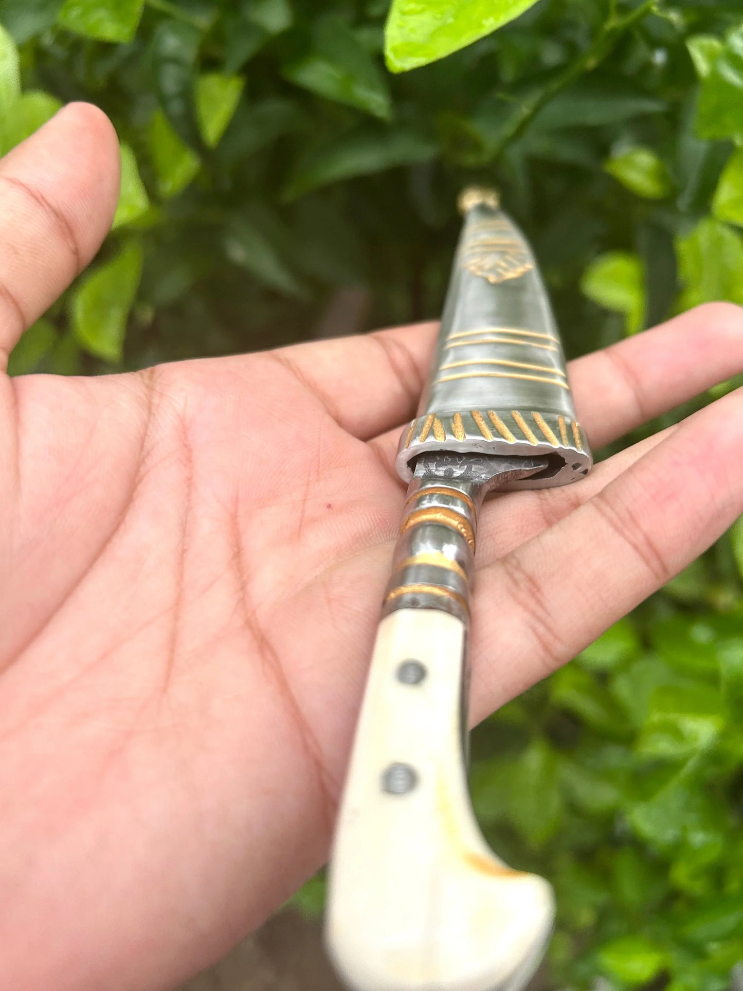 8 Inches Kard with Metal Scabbard - SRI ASDHUJ