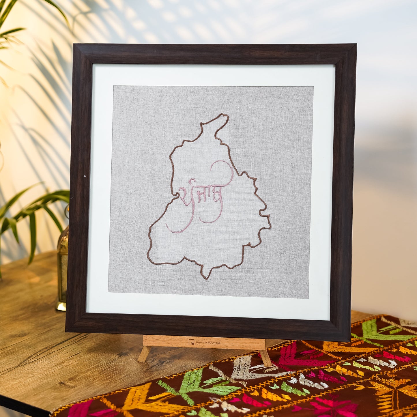 Punjab’s map, stitched with meaning.