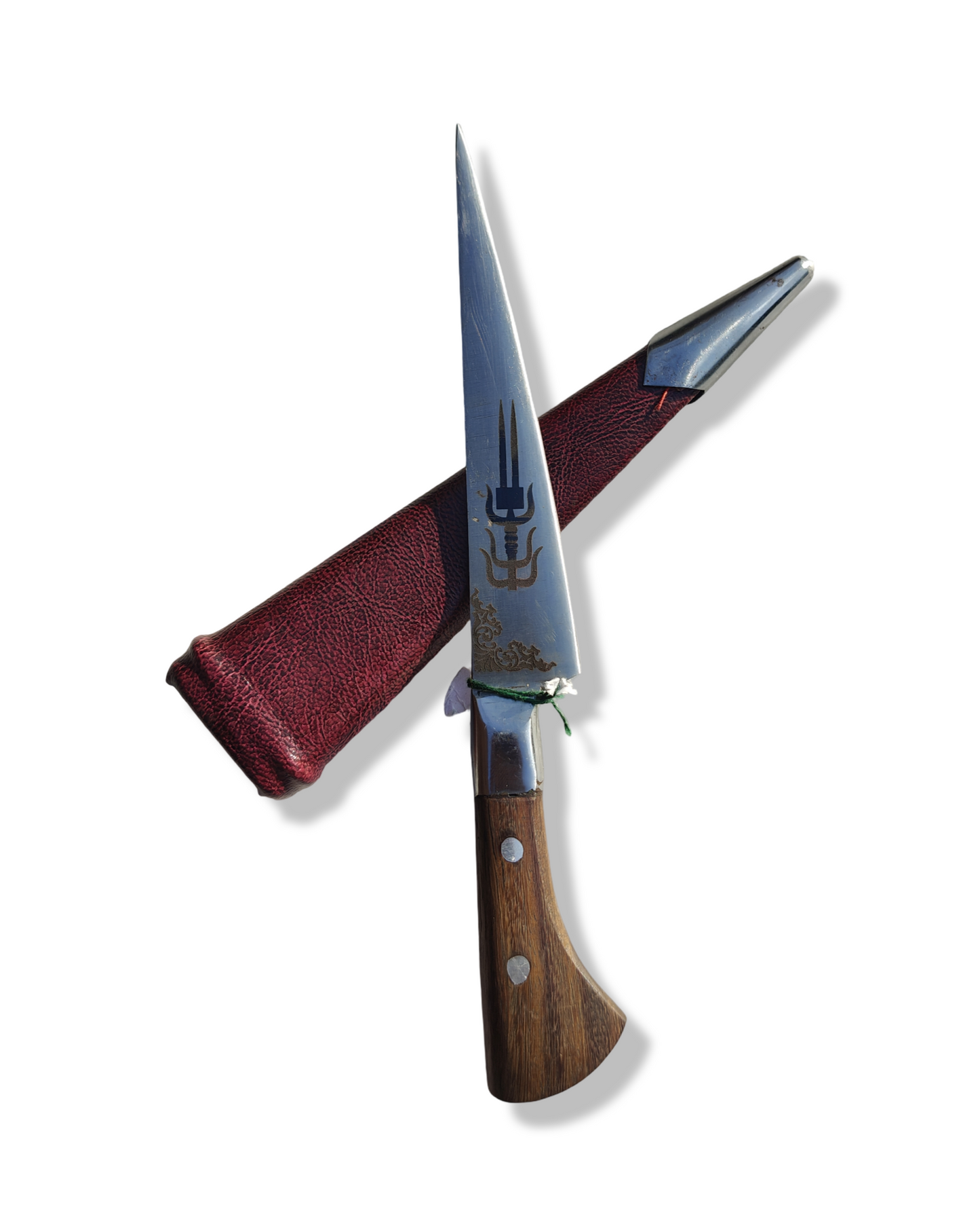 9 inches Straight wooden handle Khanjar