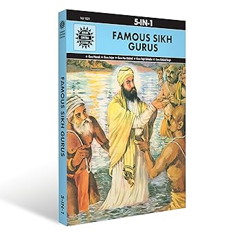 Famous Sikh Gurus: Stories of Spiritual Leaders | Indian History & Folktales | Illustrated Comic Books for Kids & Adults | Sikhism & Cultural Heritage | Amar Chitra Katha