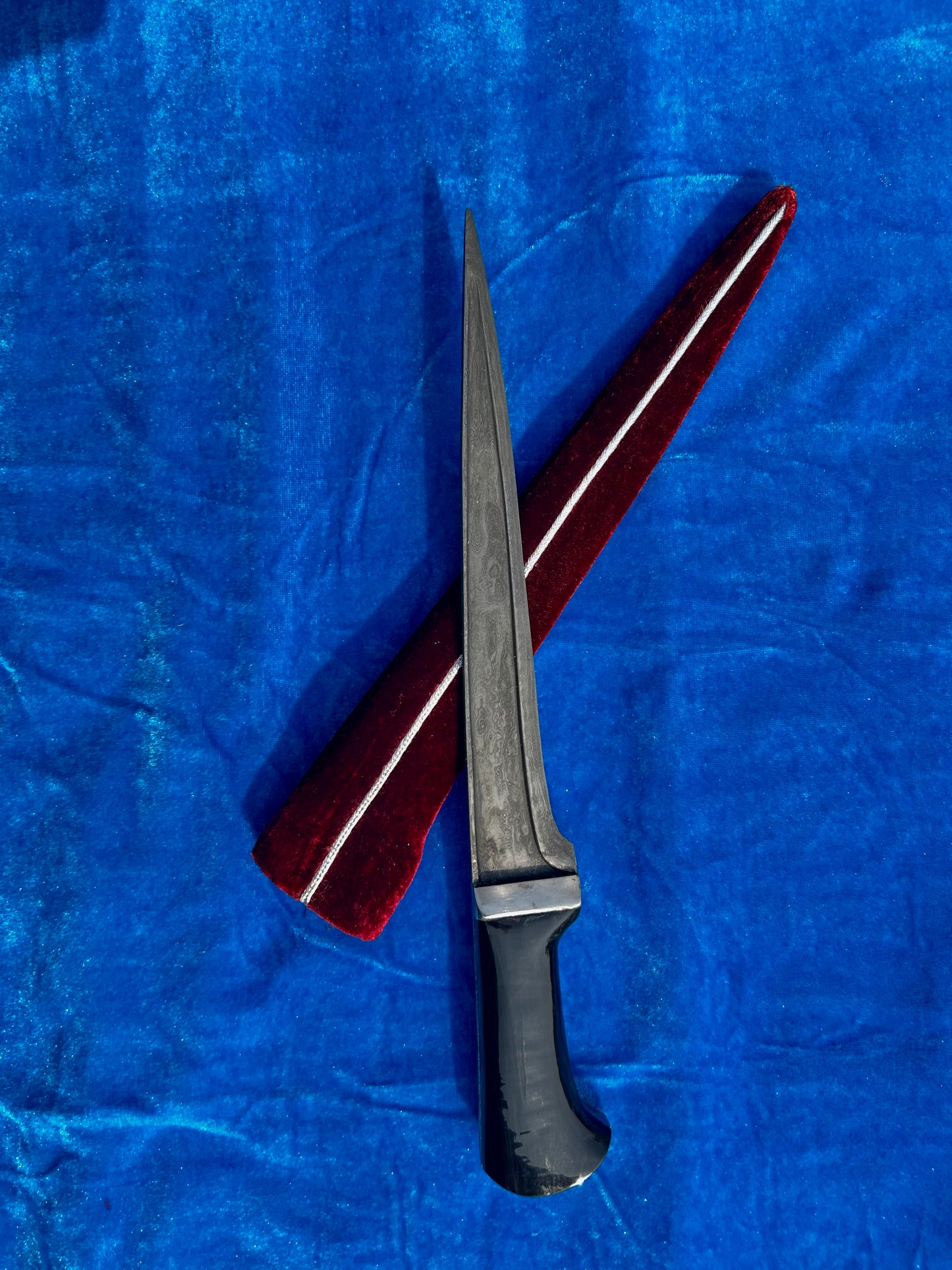 Afghani style Damascus Dagger Choora