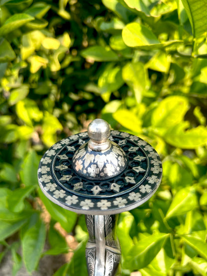 Silver Leaf Work Spring Blade Sirohi