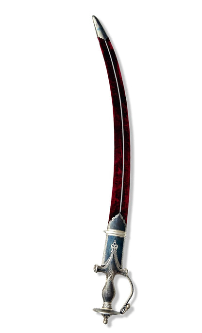 Silver Leaf Work Spring Blade Sirohi
