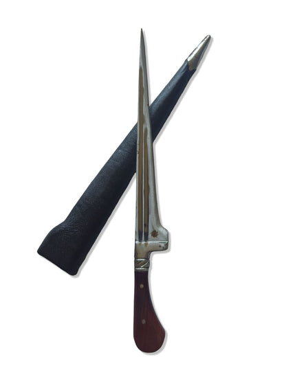 Large Blade Peshkabz with Wooden Handle