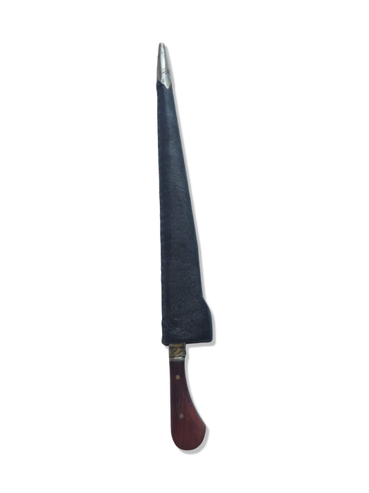 Large Blade Peshkabz with Wooden Handle