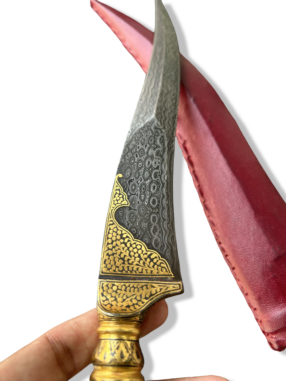 Gold Koftgari Work Peshkabz