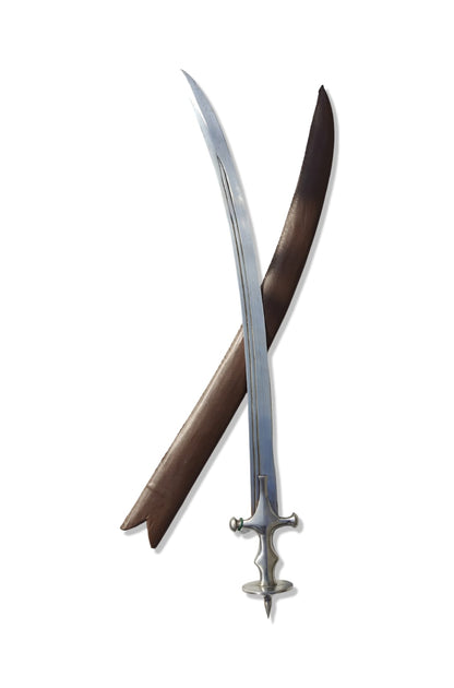 Tegha with Karanshahi Hilt and 1 Fuller Blade