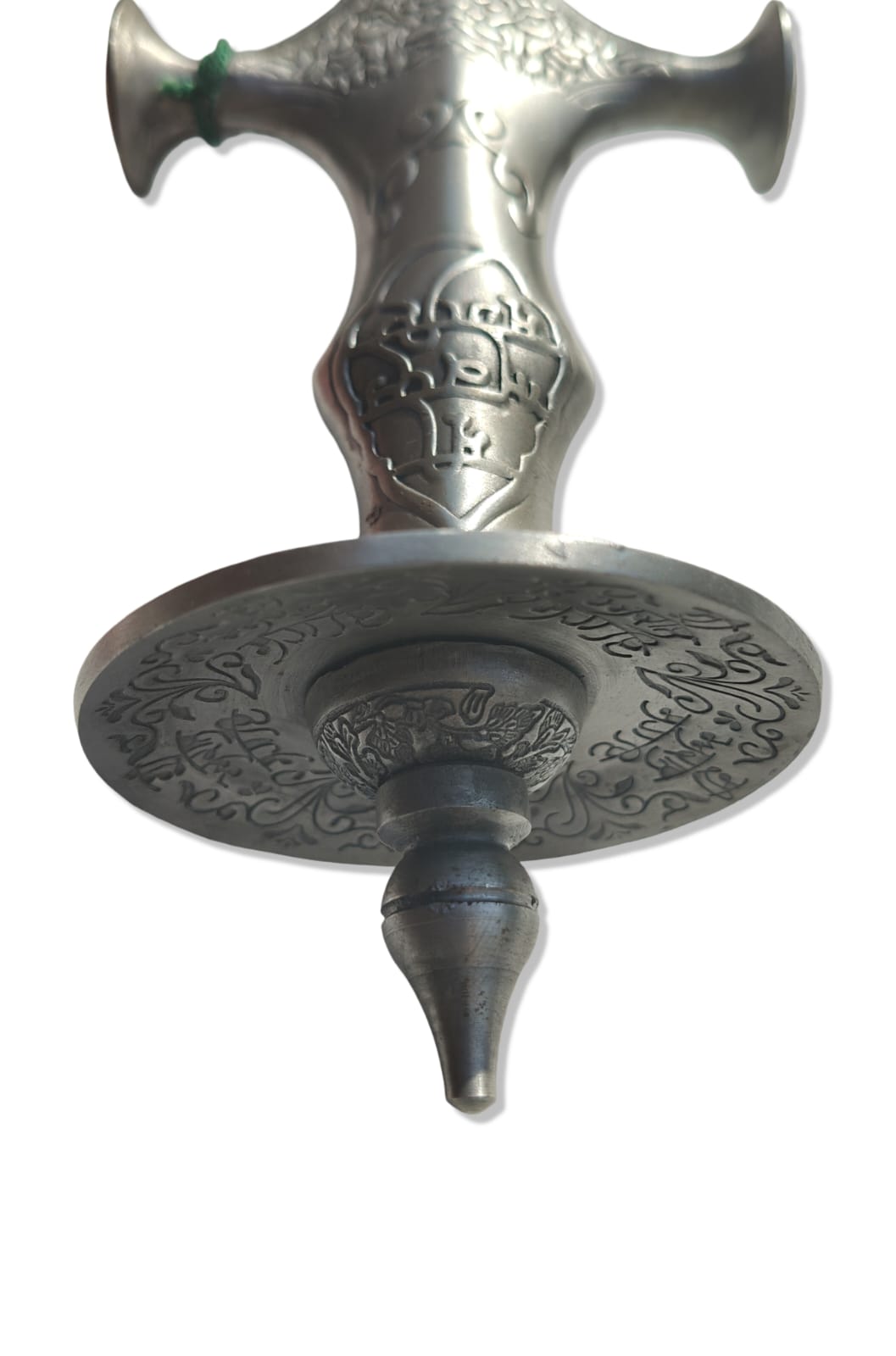 Tegha with Akal Sahaye Handle and Velvet Scabbard