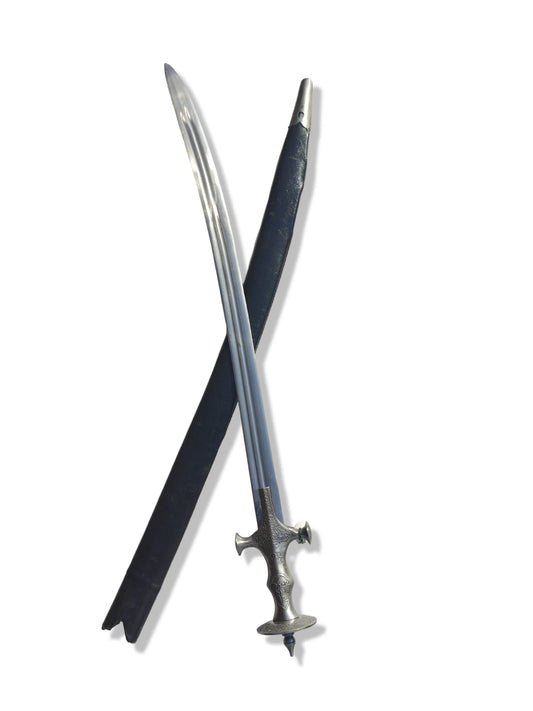 Sirohi with Akaal Sahaye Hilt and 2 Fuller Blade