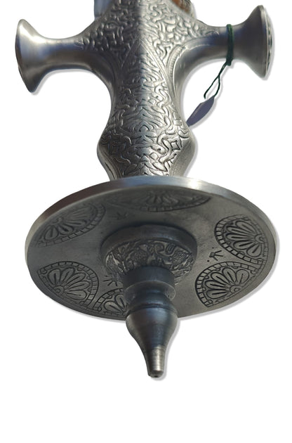3ft Khanda with Engraved Akal Sahaye Hilt