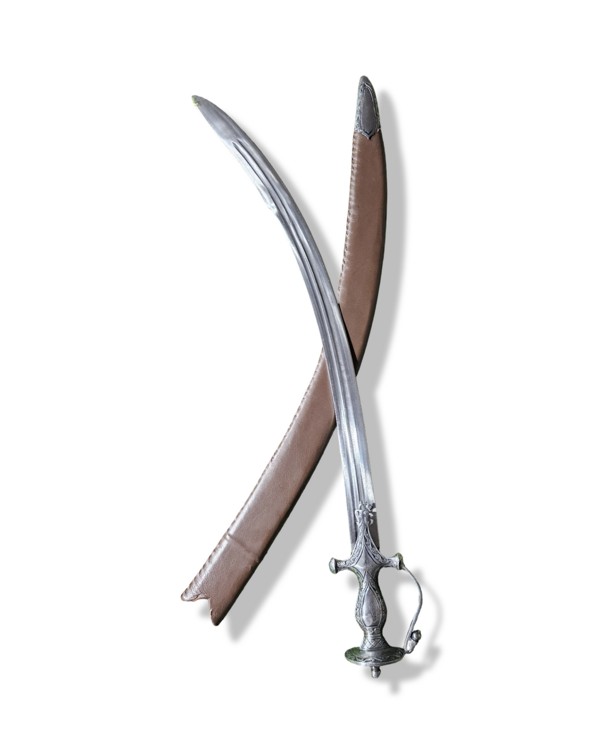 Tegha with Handcrafted Hilt and 2 Fuller Blade